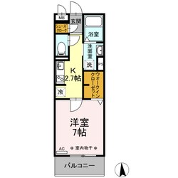 メゾンドアミーの物件間取画像